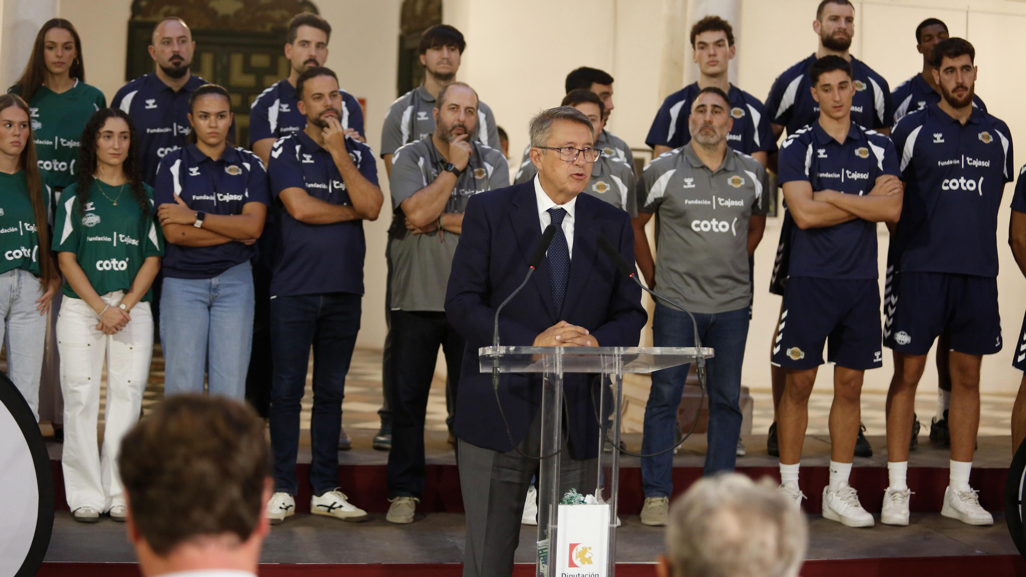 Presentación de los equipos del Cajasol Coto Córdoba CB