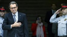 El expresident de la Generalitat Artur Mas el día de su declaración ante el Supremo