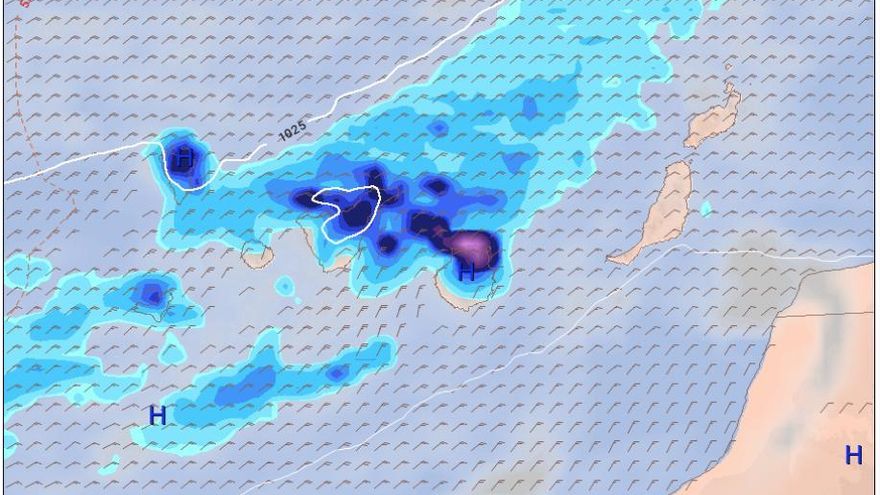 Lluvias abundantes y posible nieve: la previsión del tiempo para esta semana en Canarias