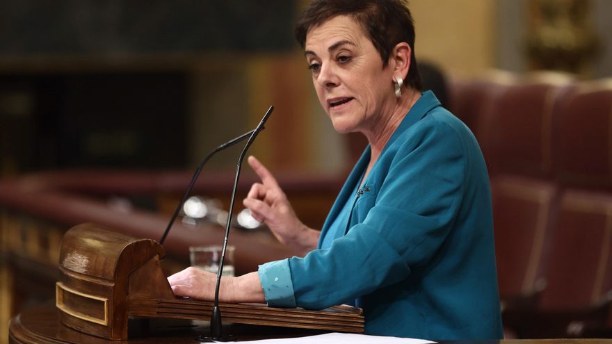 Archivo - La portavoz de EH Bildu en el Congreso, Mertxe Aizpurua, en una sesión plenaria, en el Congreso de los Diputados, a 26 de mayo de 2022, en Madrid (España).