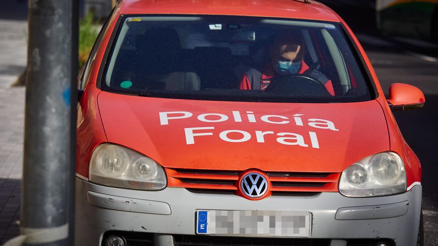 Archivo - Un coche de la Policía Foral