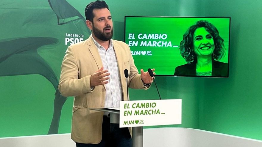 El secretario de Organización del PSOE-A, Alejandro Moyano.