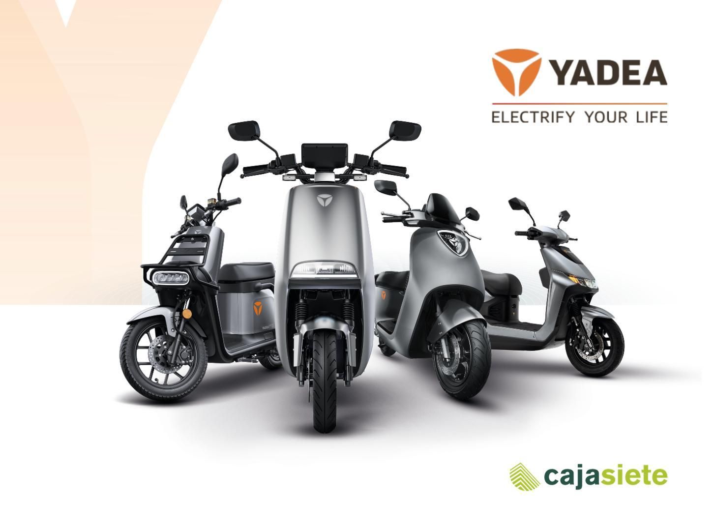 Motocicletas de la marca Yadea.