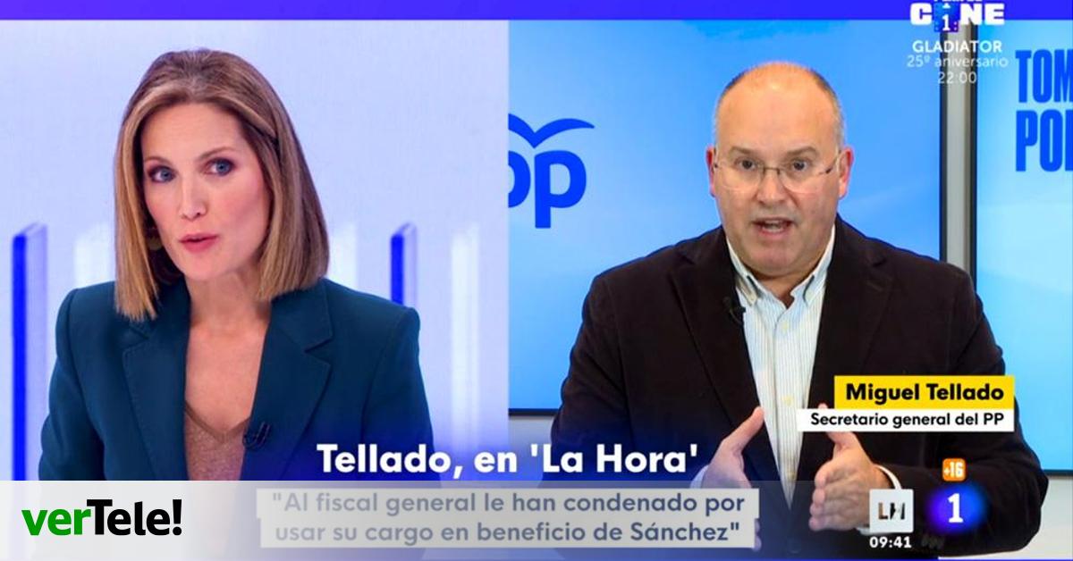 Tenso choque de Intxaurrondo y Miguel Tellado, que acusó a la periodista de RTVE de  manipulación  y  machismo 