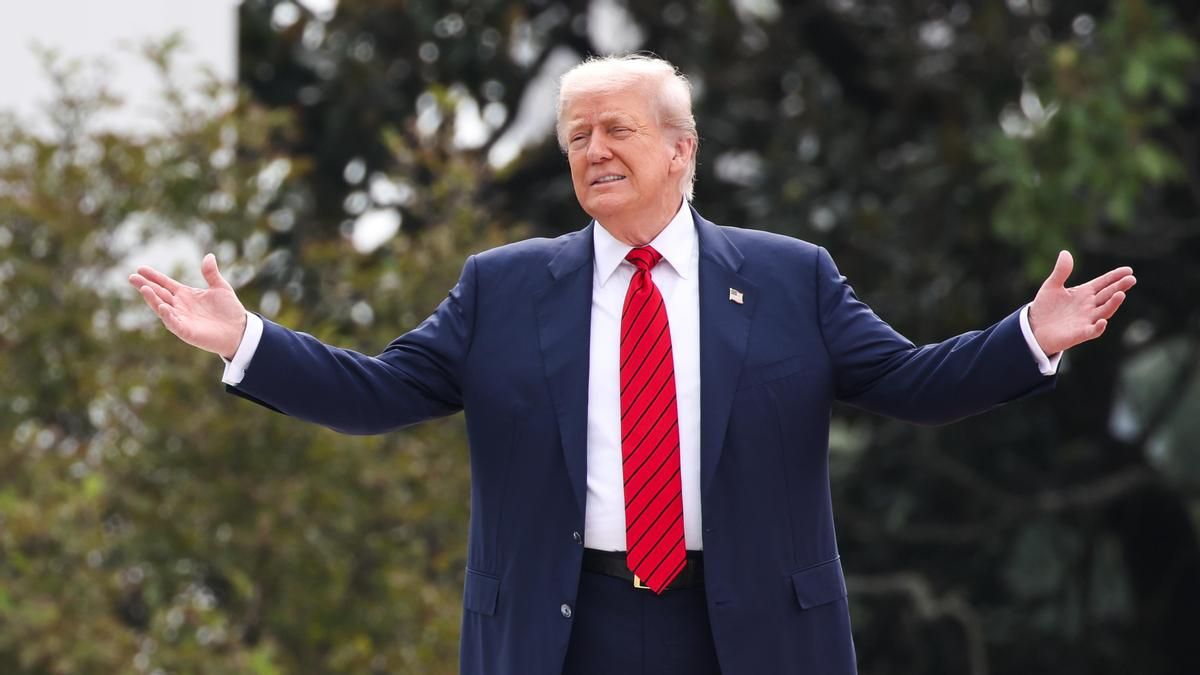 Foto de archivo del presidente de Estados Unidos Donald Trump EFE/SAMUEL CORUM.