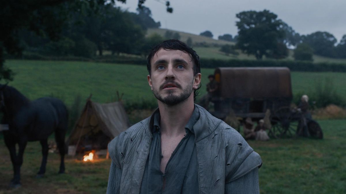 Paul Mescal lleva un pendiente en 'Hamnet' y todos se preguntan lo mismo: ¿es un error o una referencia real a Shakespeare?