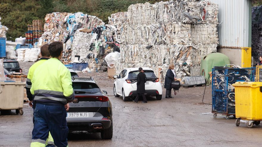 Investigan la aparición de un cadáver en un contenedor de papel en la planta de reciclaje de A Coruña