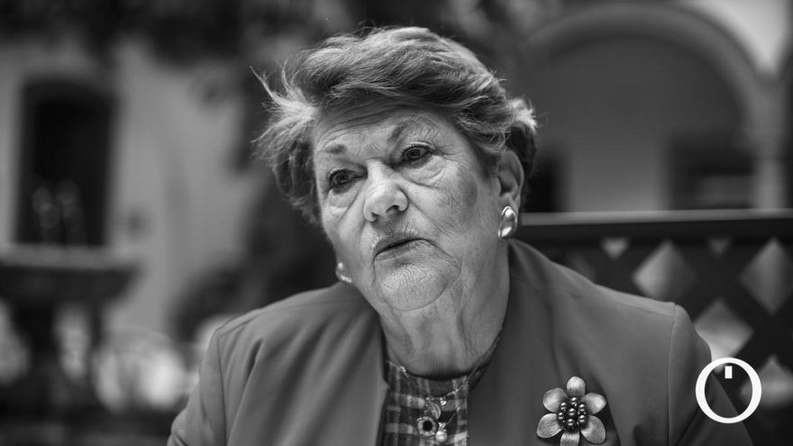Olga Caballero, presidenta de la Agrupación de Cofradías