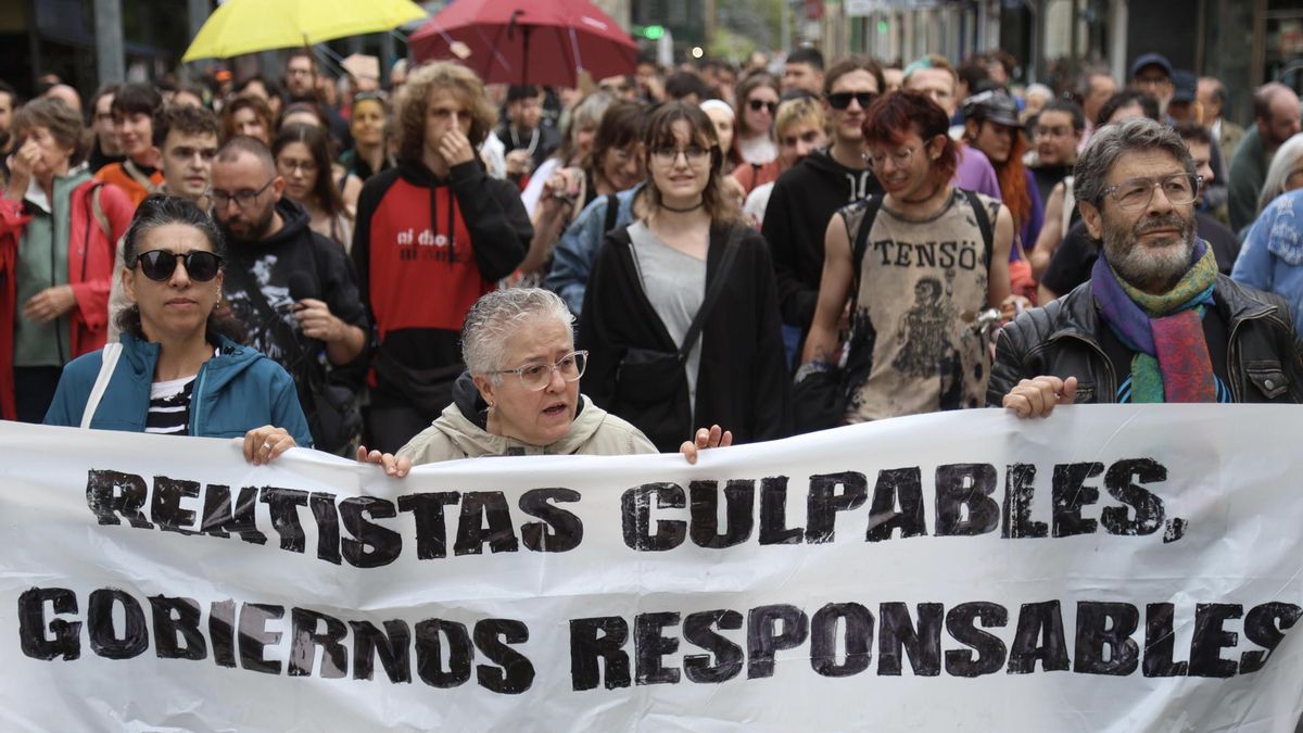 Manifestación convocada por el Sindicato de Inquilinas de Zamora para defender el derecho a la vivienda y rechazar la especulación.