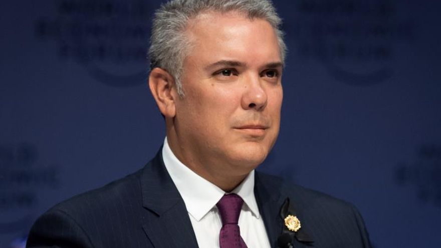 En la imagen, el presidente colombiano, Iván Duque.