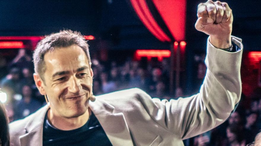 Gabriel Rufián, Sarah Santaolalla, Emilio Delgado y Emilia Sánchez