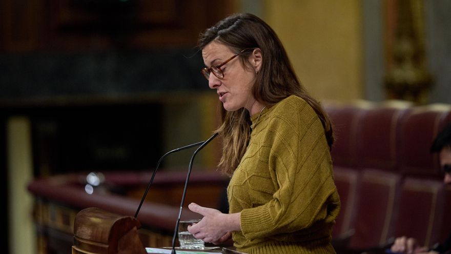 La portavoz de la CUP en el Congreso, Mireia Vehí.