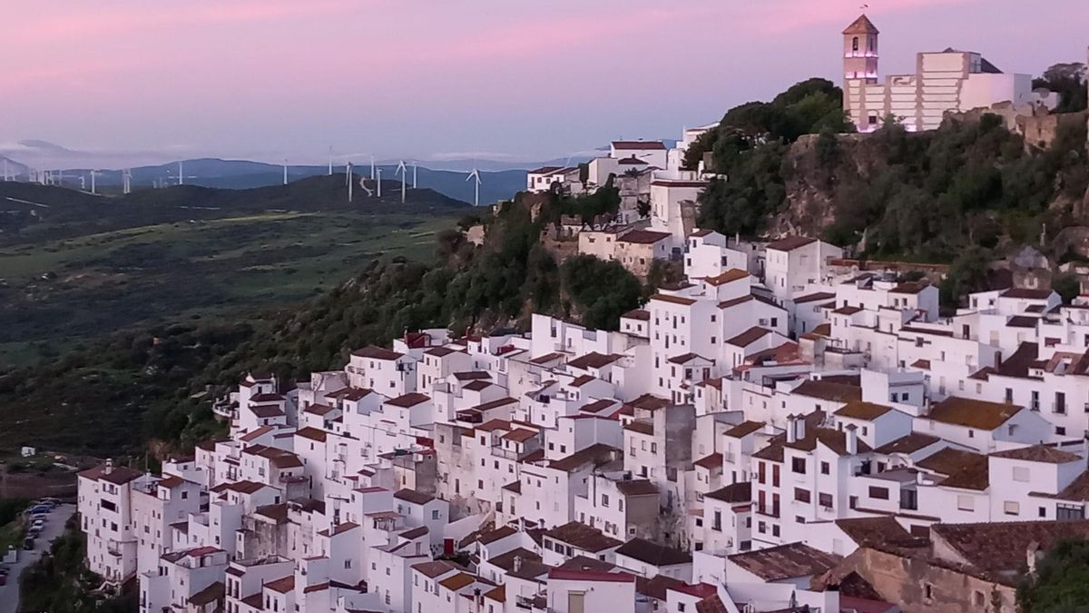 Vista del municipio malagueño de Casares.