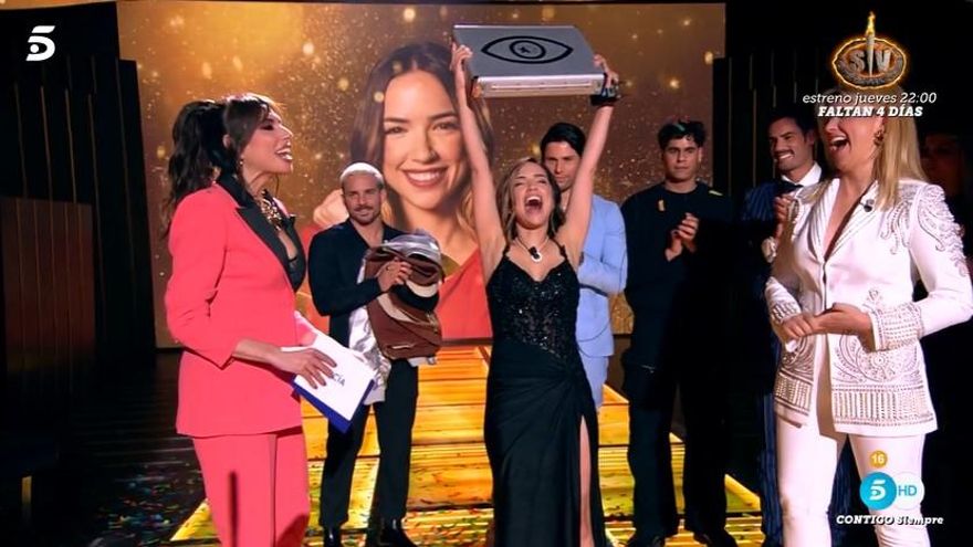 Lucía Sánchez gana 'GH Dúo' tras amenazar con abandonar el plató por su última bronca con Manuel