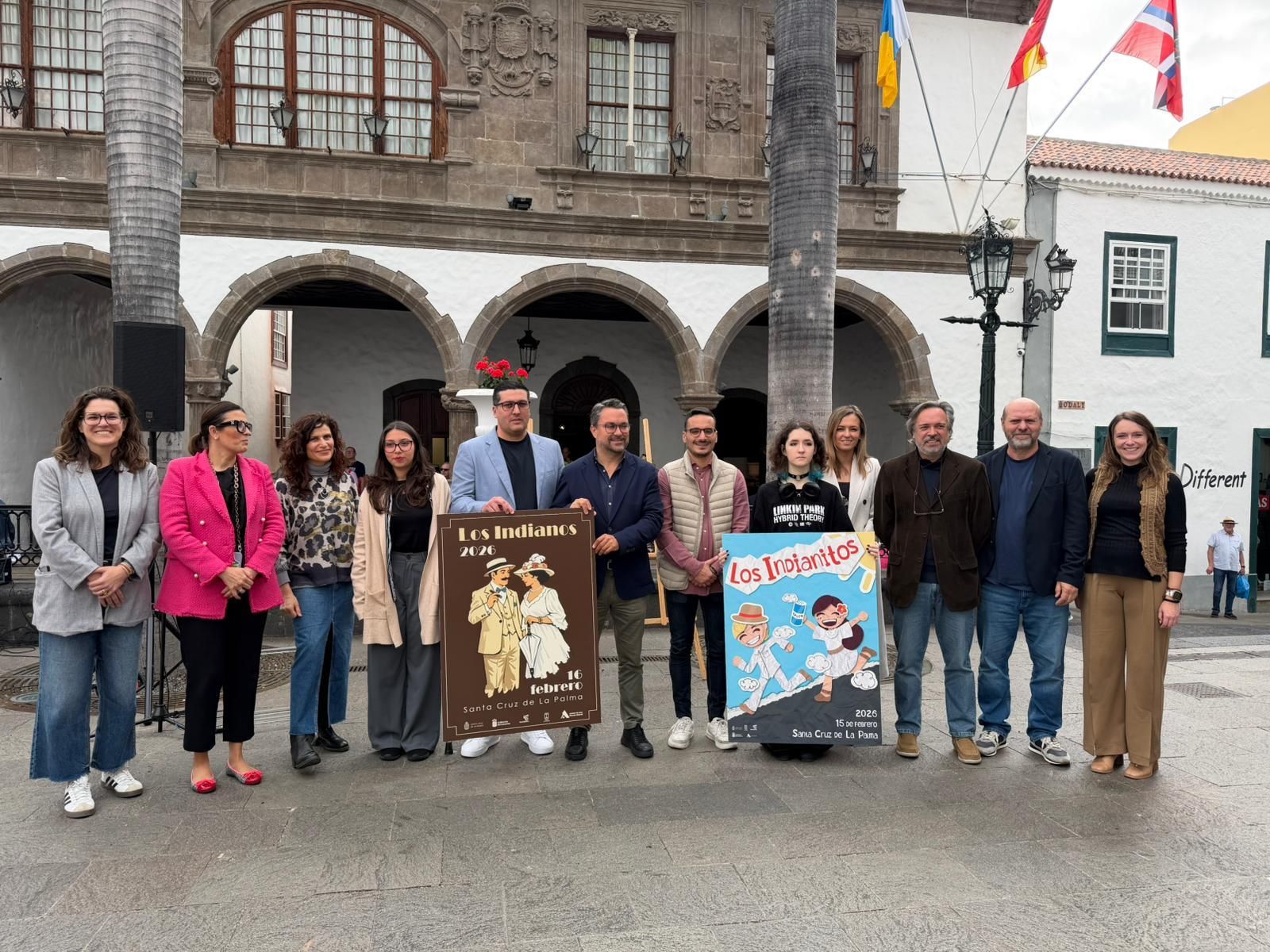 Presentación de los carteles de Los Indianos y Los Indianitos.