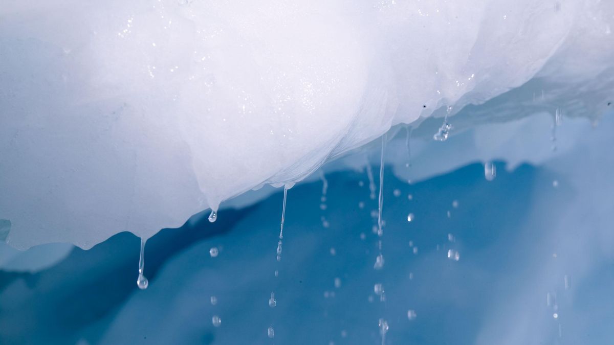 Derretimiento de glaciares.