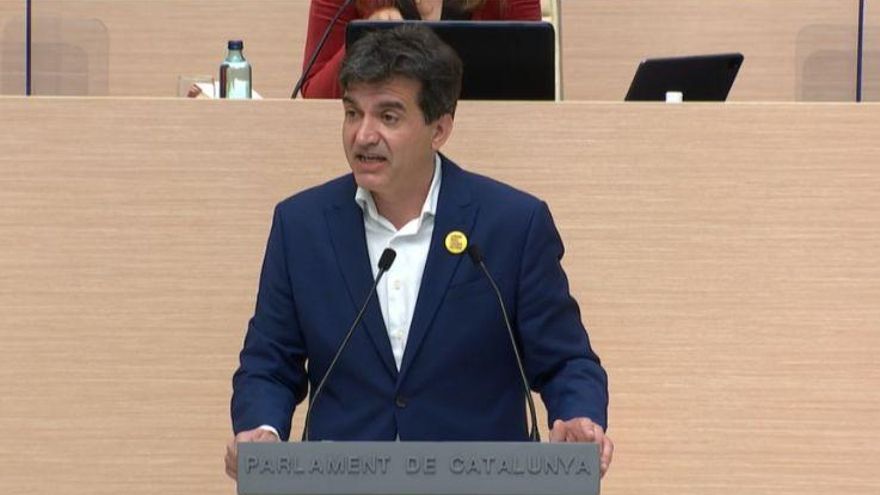El portavoz de ERC en el Parlament, Sergi Sabrià.