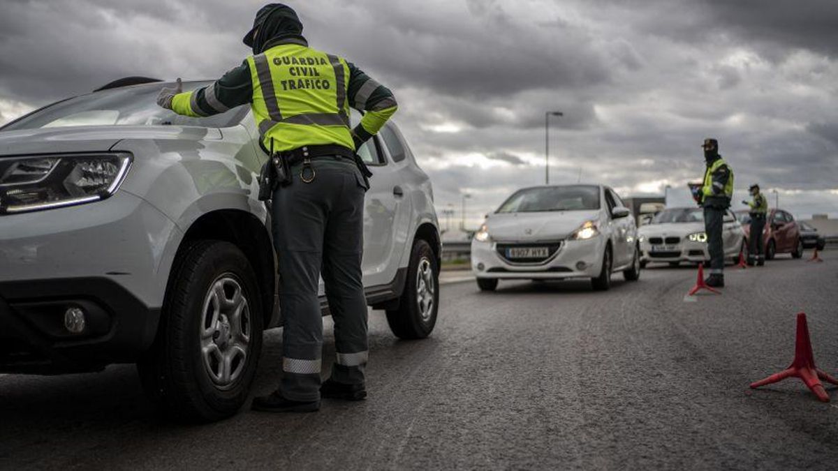 Un control de la Guardia Civil.