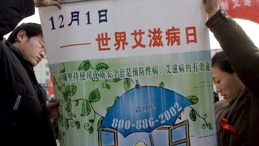 El número de estudiantes chinos con VIH aumenta un 24,5 por ciento en 2012