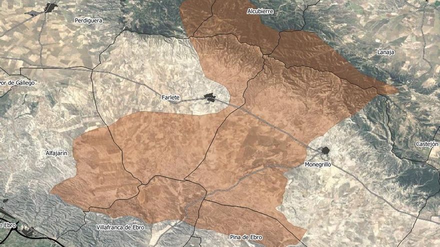 Zona propuesta para crear un parque nacional en Los Monegros.