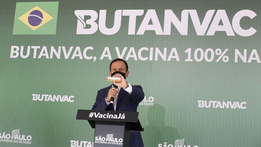 Estado de San Pablo presenta vacuna 100% brasileña contra el coronavirus