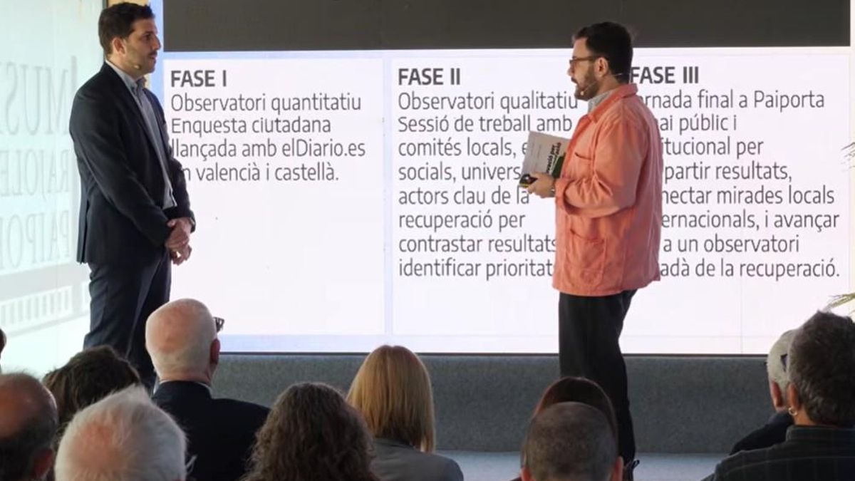 Sergi Pitarch y Ramon Marrades, en la jornada 'Innovación para la recuperación 2026'.