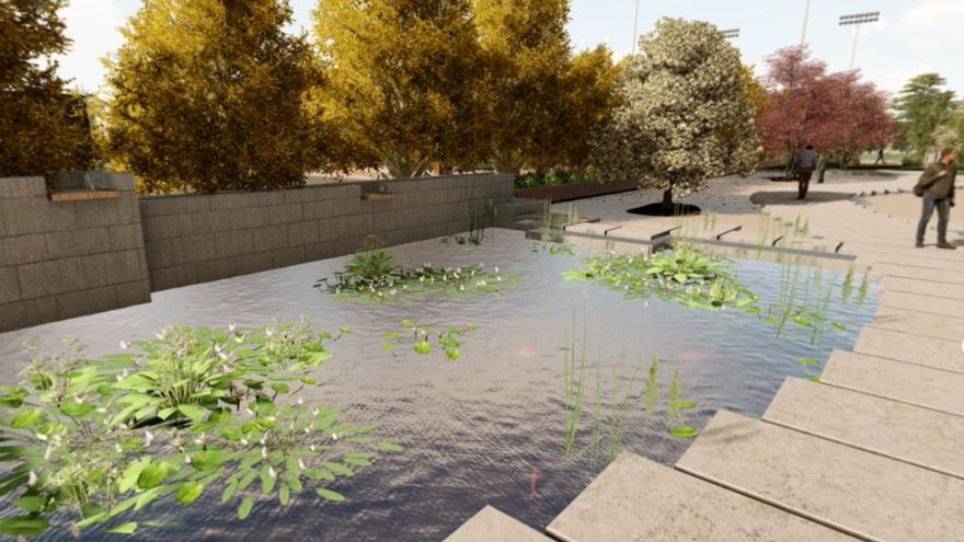 Tercer Depósito Canal - jardín japonés