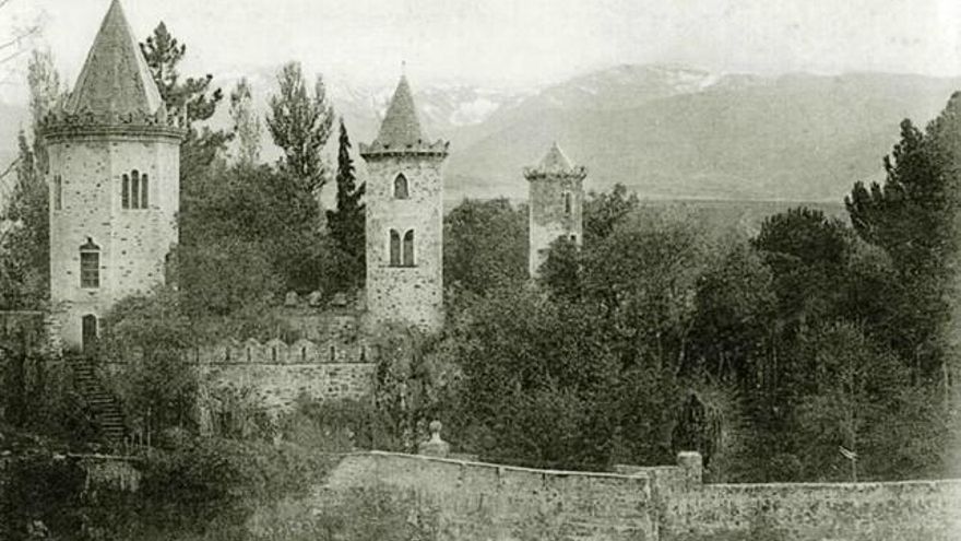 Castillo de San Blas, en una imagen de 1900. / Página web de la Plataforma San Blas Sumando Sueños