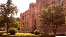 Fachada del Museo de Ciencias Naturales de Madrid .