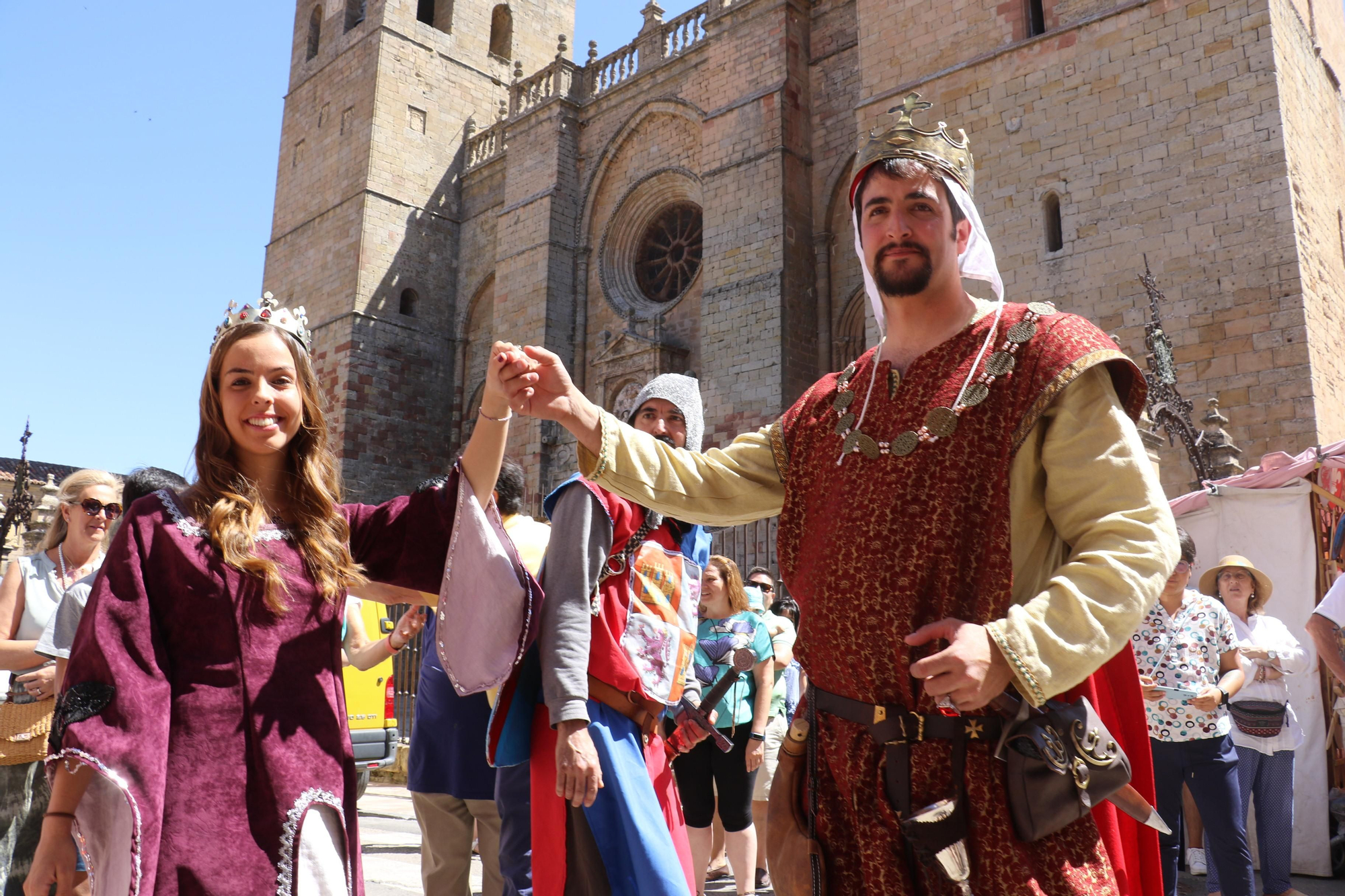 Blanca y Pedro, reyes de Castilla durante las jornadas medievales de Sigüenza (Guadalajara)