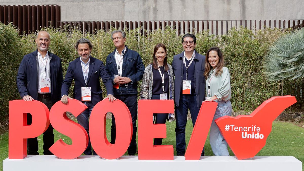 El senador Ramón Morales, Gustavo Matos, López Aguilar, Nira Fierro, Pedro Martín y Patricia Hernández.