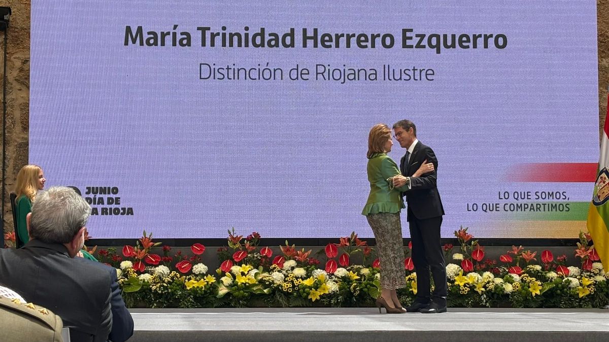 María Trinidad Herrero, medalla 'Riojana Ilustre'