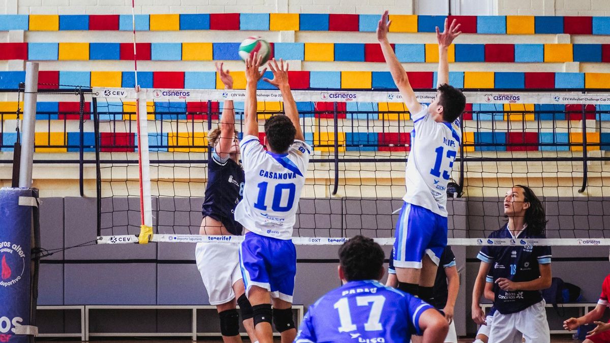 Partido de voleibol de los Juegos Cabildo de Tenerife