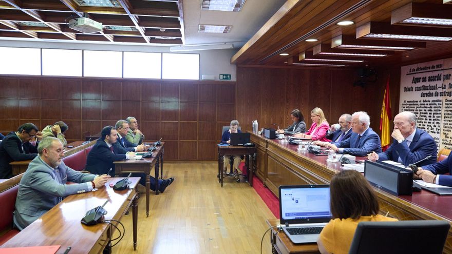 Vista general durante la Comisión de Investigación sobre el ‘caso Koldo’, en el Senado, a 29 de mayo de 2025, en Madrid (España).