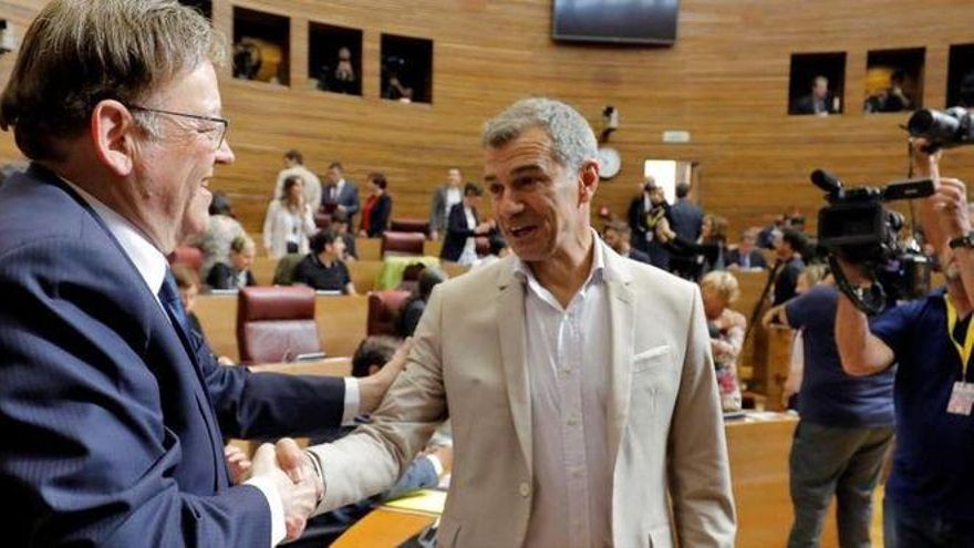 Ciudadanos y el PP coquetean con Puig para aprobar unos presupuestos de la Generalitat que el presidente aún no ha empezado a negociar con sus socios