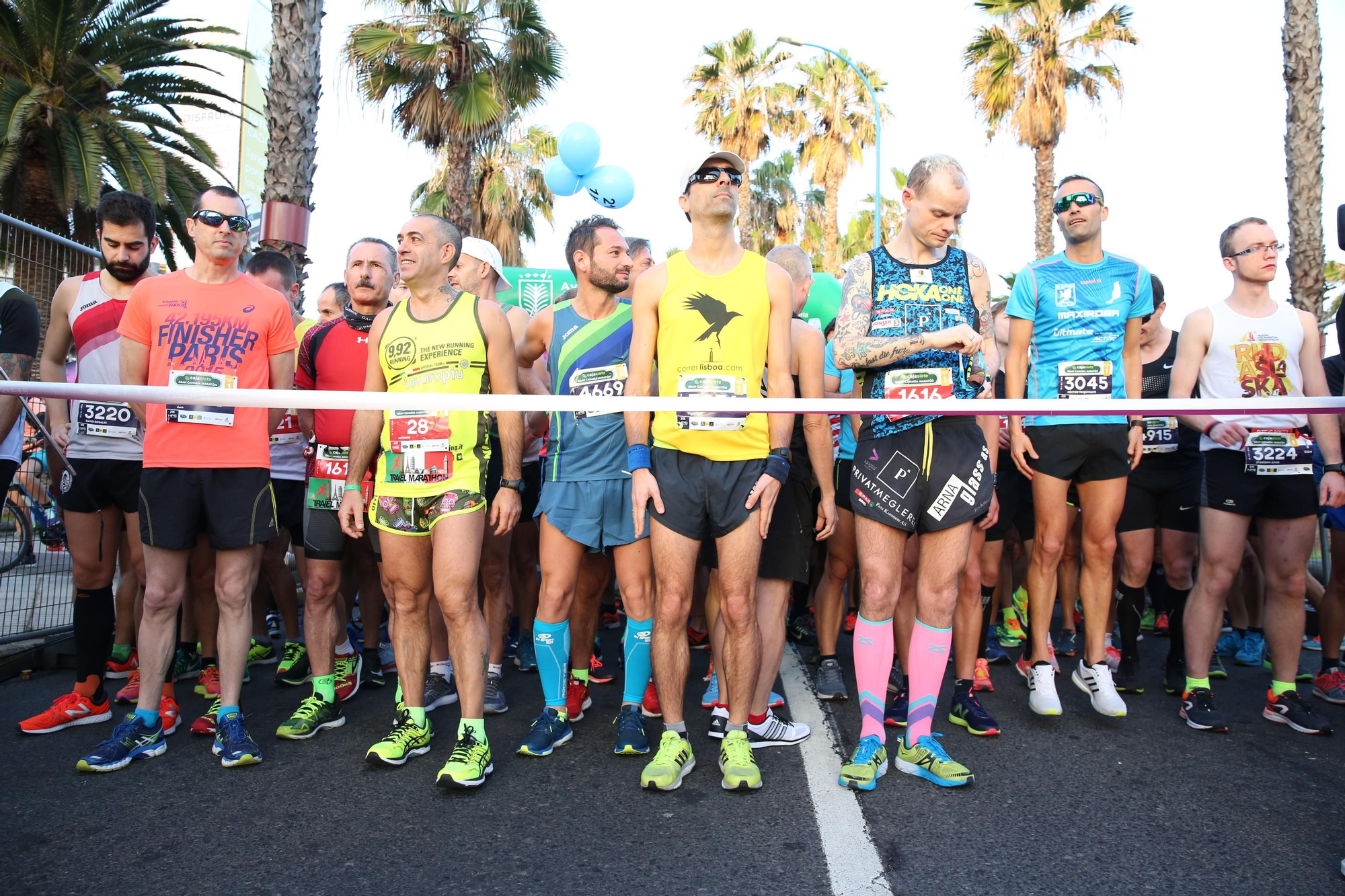 Salida de la Gran Canaria Maratón. (ALEJANDRO RAMOS)