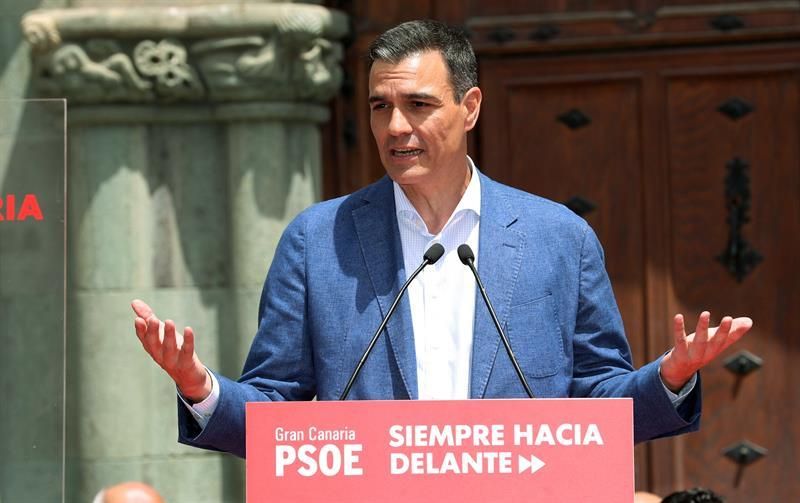 Pedro Sánchez, en Gran Canaria
