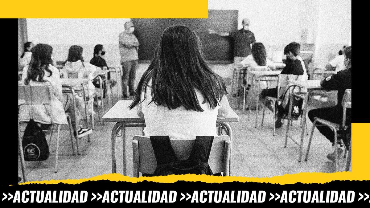 Alumnos de un instituto en clase