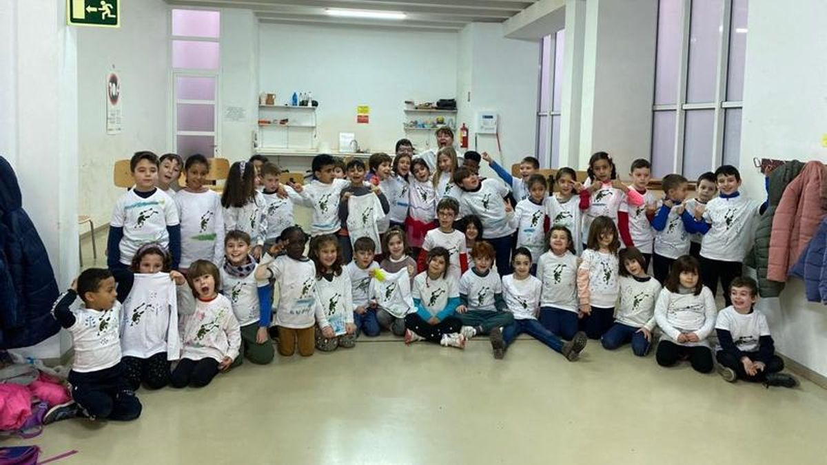 Asistentes a alguno de los talleres de 'Escolarte'
