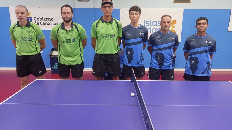 Los equipos del Círculo de tenis de mesa se apuntan al signo de la victoria