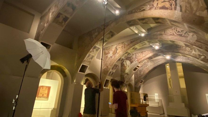 El MNAC solo dejará tomar muestras de las pinturas de Sijena a los técnicos aragoneses con autorización judicial