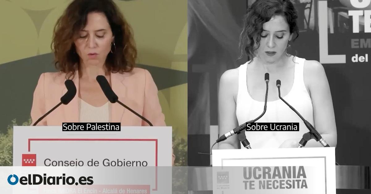 Apoyo a Ucrania, sí, contra el genocidio en Gaza, no: la libertad de Ayuso en los colegios de Madrid