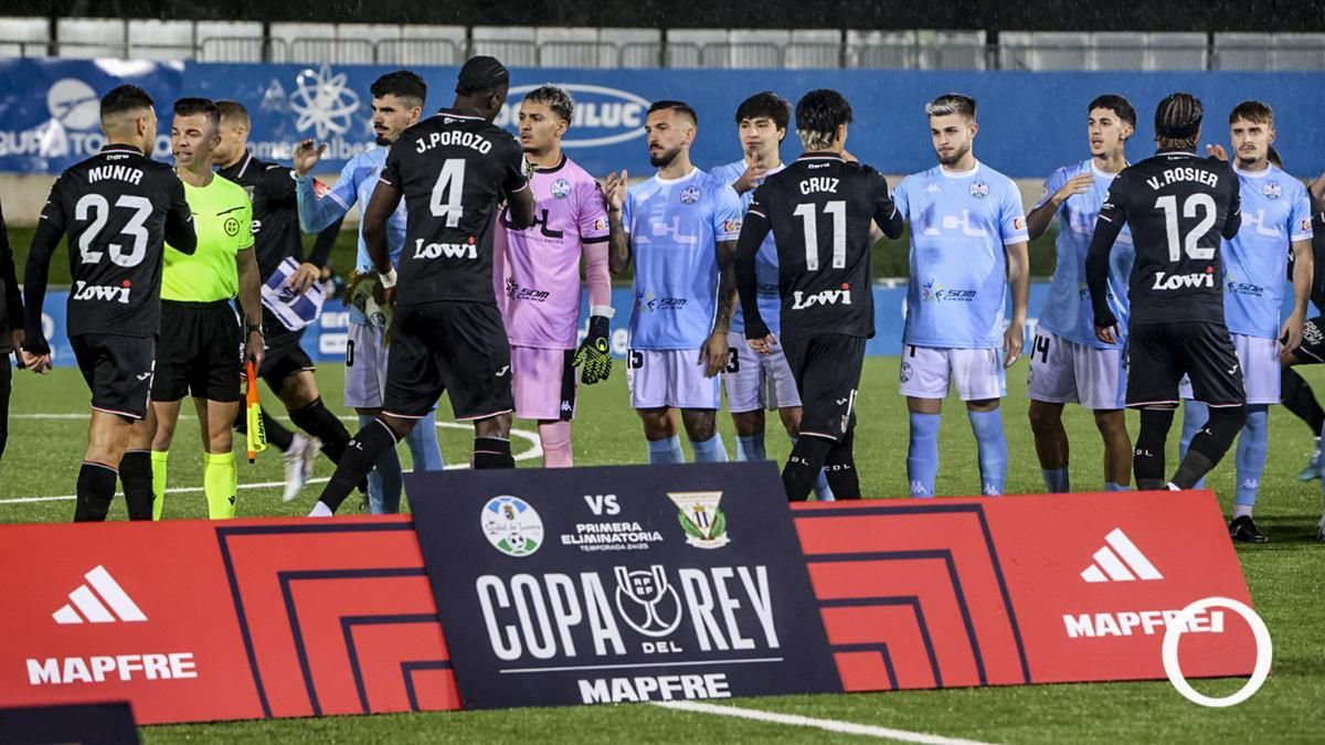 Imagen de un partido del Ciudad de Lucena en Copa del Rey