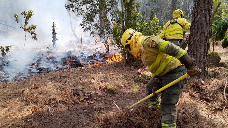 El incendio de Tenerife mantiene aún a 20 personas desalojadas y reactivaciones en puntos calientes