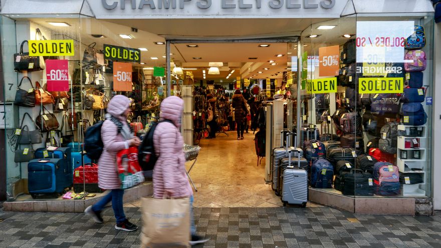 Una calle comercial en Bruselas, en una fotografía de archivo. EFE/EPA/STEPHANIE LECOCQ