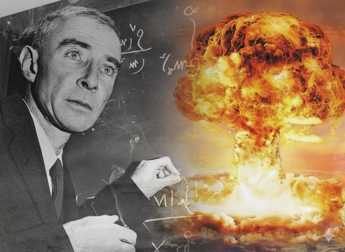 Oppenheimer y la bomba atómica.
