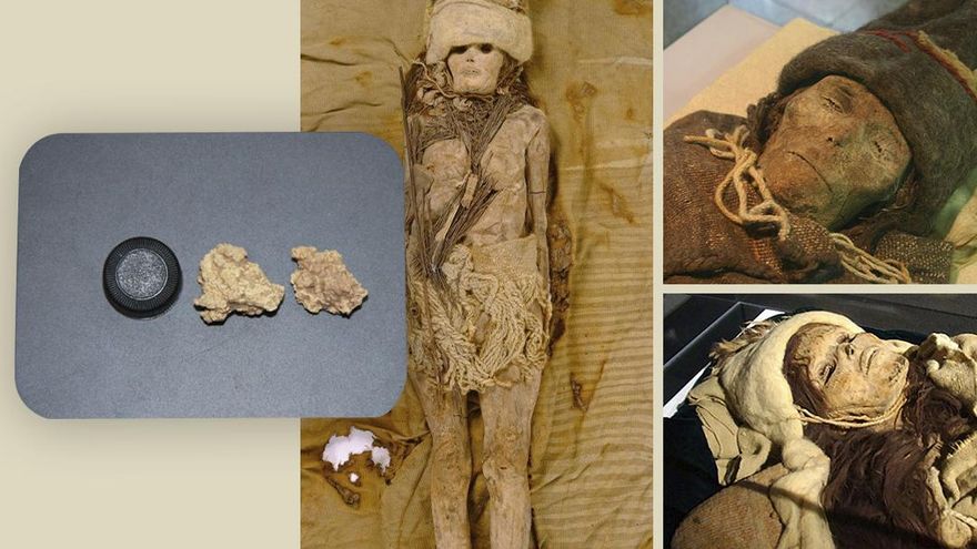 Hallan el queso más antiguo del mundo en el cuello de varias momias chinas