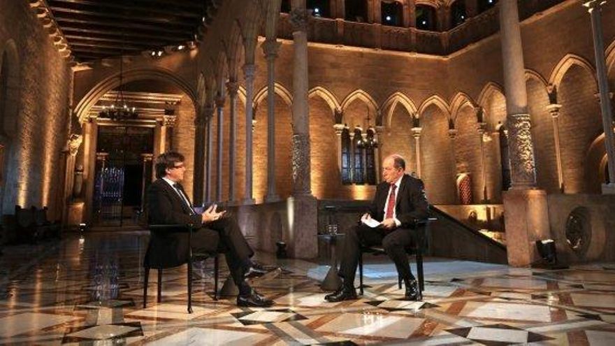 Puigdemont en TV3