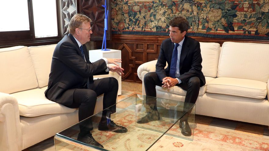 Ximo Puig añade a la agenda que Carlos Mazón plantea para dialogar la violencia machista, la censura cultural y el cambio climático