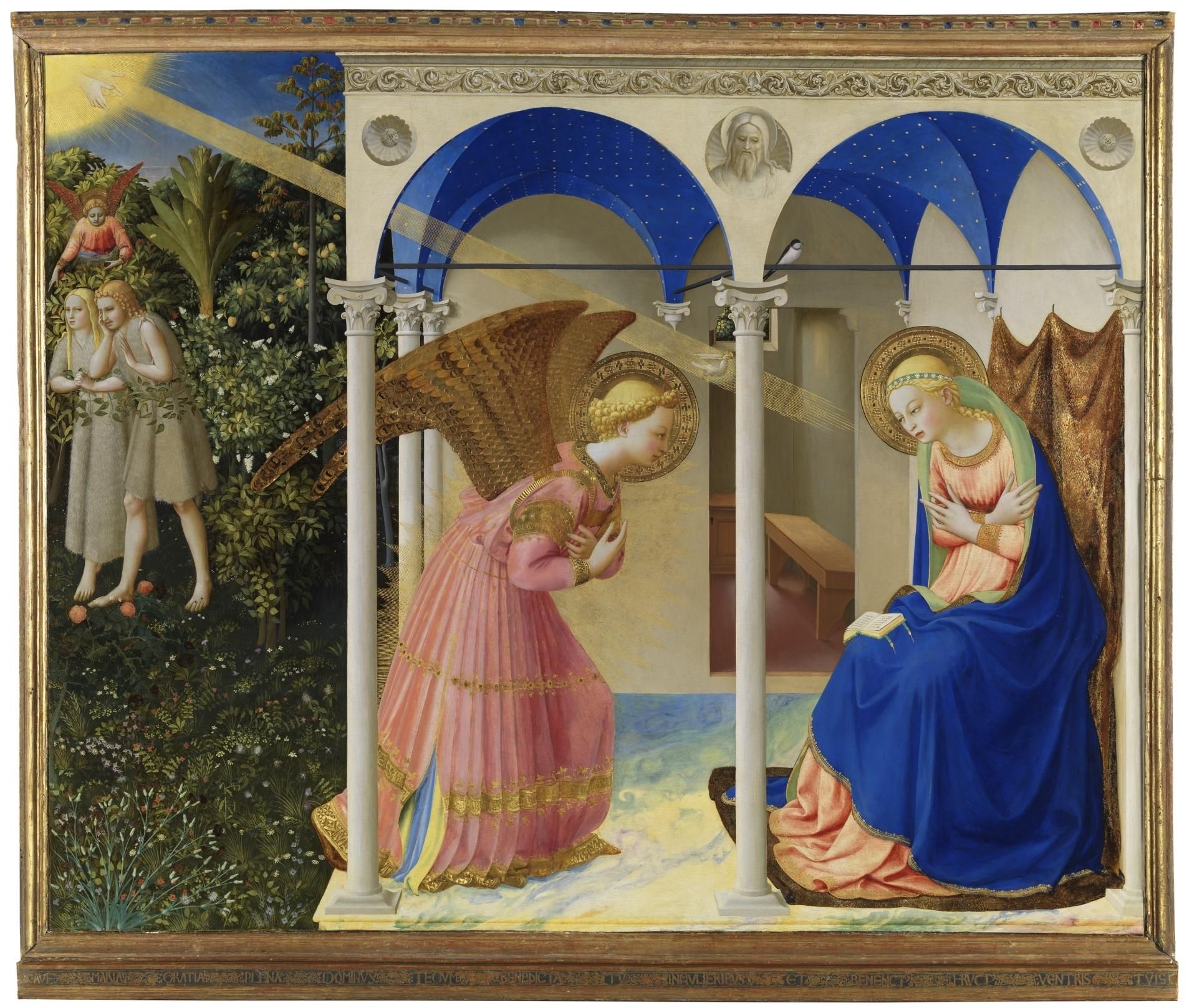 'La Anunciación' de Fra Angelico (1425-1426).